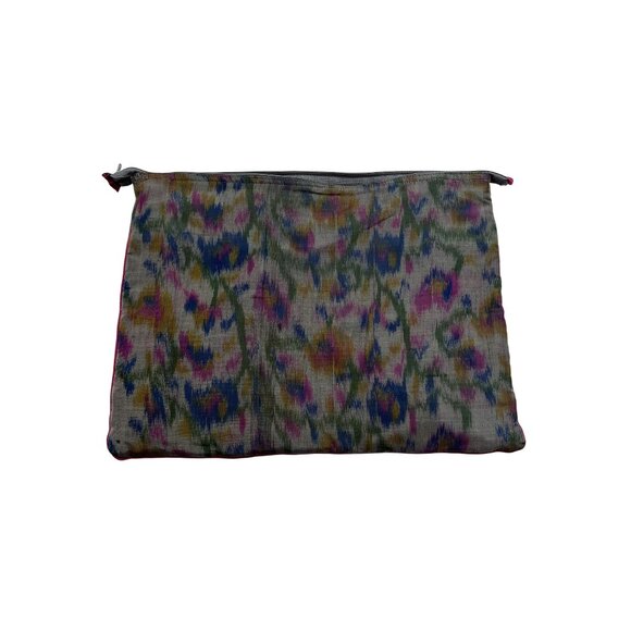 Merchant Society Zip Pouch in Grey - Picture 1 of 4